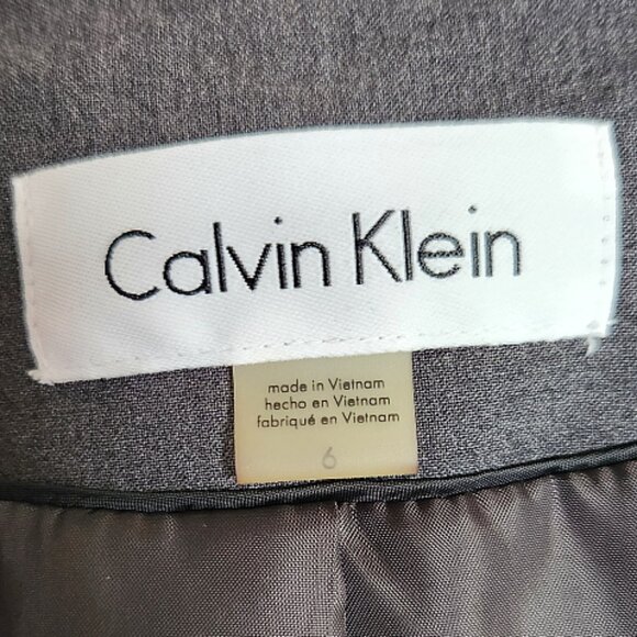 Calvin Klein Career Professional Blazer with Skirt Suit Set - Picture 6 of 8